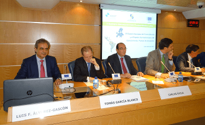 Luis Fernando Álvarez-Gascón during the European Union-Latin America Seminar