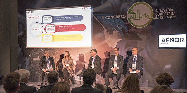 In the 3rd Connected Industry 4.0 Congress GMV takes part in the AENOR-organized Cybersecurity and Digital Trust panel discussion
