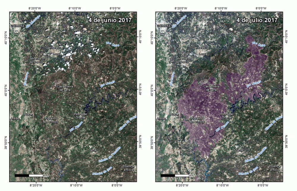 Incendios en Portugal