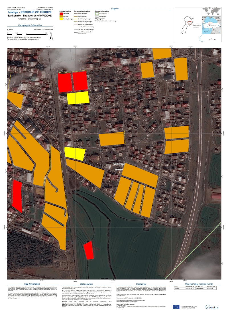 servicio de emergencia para mapeado rápido 