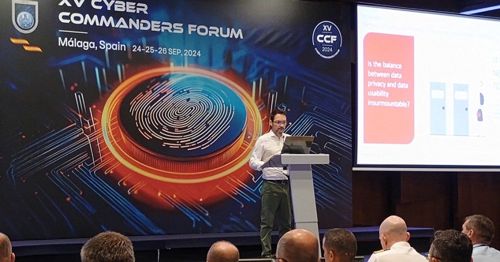 José Carlos Barrios en XV Cyber Commanders Forum