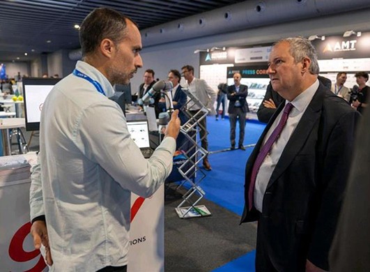 GMV recibió la visita al stand del Ministro de Industria y Turismo del Gobierno de España, Jordi Hereu Boher