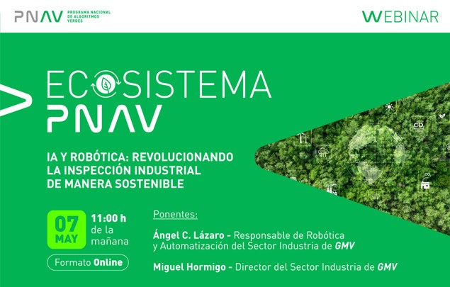 Webinar IA y Robótica: Revolucionando la Inspección Industrial de manera sostenible