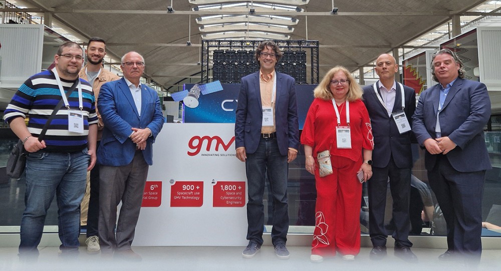 Stand de GMV en CYSAT 2025