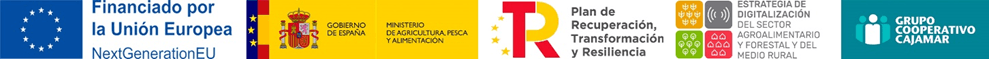 Logos Ministerio para Observatorio de la Digitalización del Sector Agroalimentario Español