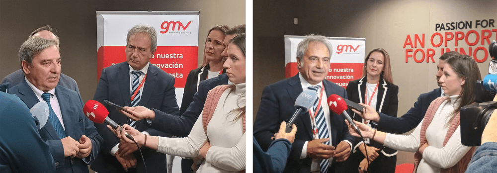 Visita al CERT de GMV en Valladolid de José Luis Sanz Merino, Consejero de Movilidad y Transformación Digital de la Junta de Castila y León