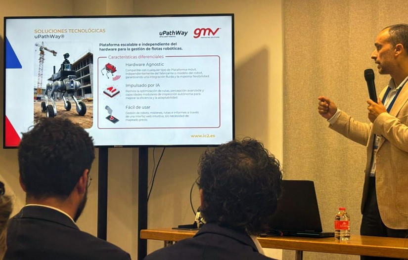 GMV muestra en IC2 el potencial de la robótica autónoma y la IA agéntica para transformar la construcción