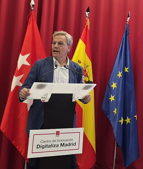 Javier Zubieta en la jornada del CEL