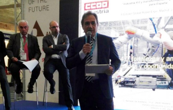 The CEO of GMV Secure e-Solutions, Luis Fernando Álvarez-Gascón, President of the Innovation Area of AMETIC and Vice President of the R&D committee of CEOE,  moderated the panel discussion “Industry 4.0 and Digital Transformation, a new model for Spain” 