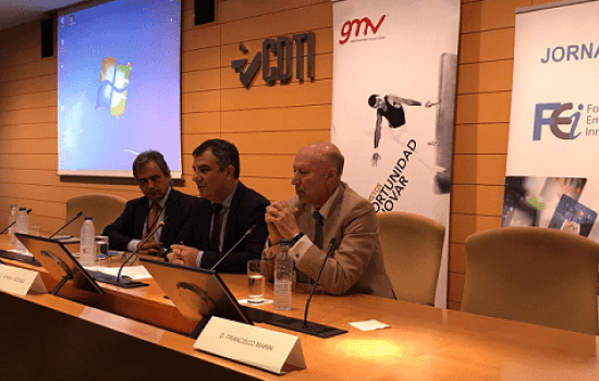 Luis Fernando Álvarez-Gascón, CEO of GMV Secure e-Solutions, at the event “Innovation Ecosystem and Industry 4.0”