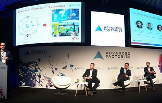At the Advanced Factories Congress Ángel C. Lázaro, Industry Business Partner of GMV’s Secure e-Solutions sector, has shared GMV’s vision of digitalization processes within Industry 4.0 