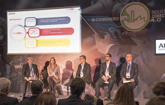 In the 3rd Connected Industry 4.0 Congress GMV takes part in the AENOR-organized Cybersecurity and Digital Trust panel discussion