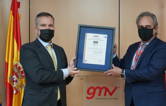 AENOR has handed over to GMV the first ISO 27701 Privacy Information Management certificate