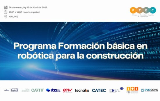 GMV participa en el Programa Formación Básica en Robótica para Construcción y Posibles Aplicaciones