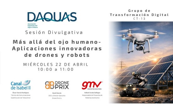 Webinar “Más allá del ojo humano. Aplicaciones innovadoras de drones y robots” 