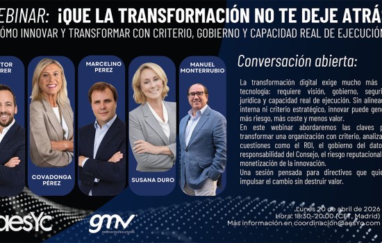 Webinar ¡Qué la transformación no te deje atrás!