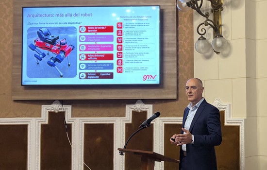 GMV muestra el potencial de la robótica móvil autónoma para reforzar la logística en entornos degradados y gestión de catástrofes